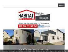 Tablet Screenshot of habitat-renovation-plerin.com